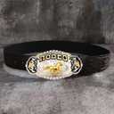 Western Rodeo Belt Buckle for Men Big Cowboy Rodeo Horse Belt Buckles Large Belt Buckle Halloween Christmas