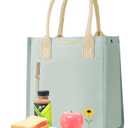 GLORIEROO Lunch Box Bag Women Girls - Insulated Leakproof Waterproof Lightweight Reusable Cooler for Work Picnic - Back to School Teacher Mothers Day Christmas Birthday Gifts