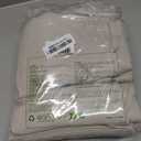 NICETOWN Thermal Insulated Natural Curtains Blackout Draperies, Window Treatment Solid Grommet Room Darkening Drape Panels for Bedroom (Set of 2, 70 by 54 inches Long)