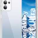 Vakoo Case for Samsung Galaxy S21 Ultra 5G | Clear Anti-Yellowing, Hard Back, Military-Grade Drop Protection, Supports Wireless Charging - Transparent