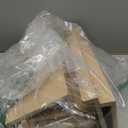 upsimples Floating Shelves for Wall, Wall Shelves for Decor Storage Set of 6, Wall Mounted Wood Shelf for Bedroom, Living Room, Bathroom, Kitchen, Picture Ledge Shelves, Natural (15.7in)