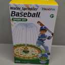 Water Sprinkler Baseball Toy for Kids with Splash Pad Outdoor Toddler Toys Kids with 2 Sprinkler Heads 360 Rotating Spray Water Baseball, Toddler Summer Activities for 3-8 Years Old Boys & Girls