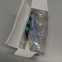 2 Pack Silicone Baby Fruit Feeder with Mini Freezer Tray, Breastmilk Popsicle Molds for Baby Teething Relief, Fresh Food Feeder for Safe Infant Self Feeding, Extra Food Pouches (Blue/Green)