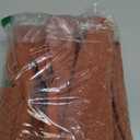 FUTEI Rust Decorative Throw Pillow Covers 18x18 Inch Set of 2,Soft Cozy Wheat Ear Striped Patterns Cushion Cases,Modern Home Decor for Couch Bed Living Room