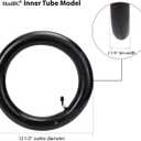Heavy Duty 12.5x2.25 Tire Tubes 12-1/2 x2-1/4 Tire and Inner Tube Set with Angled Valve Stem Compatible with 12.5 inch Tire of Electric Scooters, 2 Sets