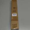 Hei!Dear Blackout Curtain Rod for Windows 36 to 72 inch (3-6Ft), Wrap Around Room Darkening Curtain Rods, 5/8" Samll Adjustable Modern Decorative Window rod,Silver