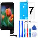 Brinonac Screen Replacement for iPhone 7 4.7 inch LCD Digitizer Touch Screen LCD Replacement Screen Frame Assembly Full Set with Tools and Screen Protector (Black)