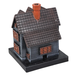 Halloween Witches House Incenses Burners Holder, Aromatic Resins Craft Diffuser for Festives Home Decoration