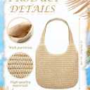 Hahafelt 2 Pcs End of Year Teacher Appreciation Gifts Crochet Tote Bag and Turkish Beach Towel for Women Teacher Summer Vacation Gift Beach Mesh Tote Bag Aesthetic Boho Pool Towel Travel Essentials