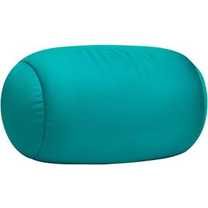 Squish Bean Bed Microbead Pillow Bolster Tube Body Pillow Smooth Cool Touch Fabric Neck & Back Support Throw Travel Pillow Fun Colors (Green Spring)