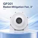 23006-1 GP301 Radon relief fan, 3 inches, Medium