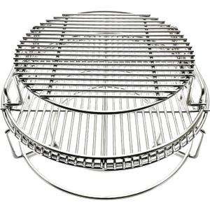 Multi-Level Grate for Big Green Egg Large,Kamado Joe Classic Charcoal Grill