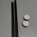 2Pack Spring Tension Curtain Rod 30-63Inch Tension Rod for Windows Black Curtains Rod Pressure Adjustable Curtain Rods No Drilling Spring Curtain Rod Tension Rods for Doorway,Windows,Bedroom,Closet