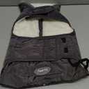 iBuddy Dog Winter Jacket for Large Dogs, Easy on Dog Snow Coat Velcro Waterproof Pet Puffer Coat with Harness Hole Adjustable Reflective Quilted Pet Cold Weather Vest Wind-Poof for Boy Male (Gray)