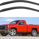 Window Visors Rain Guards for 2014-2018 Chevy Silverado/GMC Sierra 1500 Regular Cab, Out-Channel Window Vent Wind Deflectors Visors Shades for 15-19 Silverado/Sierra 2500HD 3500HD, 2PCS