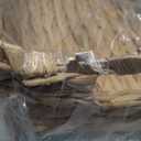 Large Wicker Basket, 15" Water Hyacinth Wicker Storage Baskets for Organizing, Rectangular Storage Baskets for Shelves, Rattan Woven Basket with Built-in Handles, 1 Pack (Natural, Large)