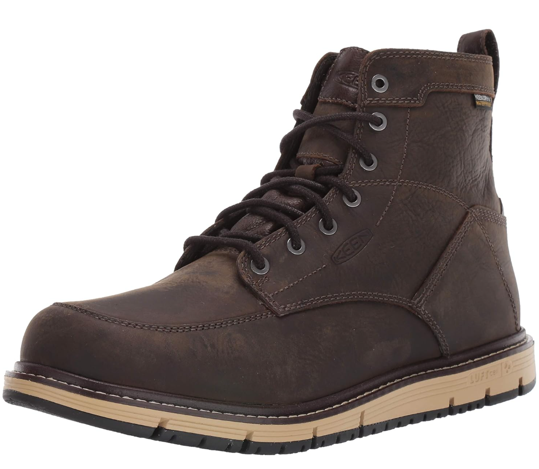 KEEN Utility Men's San Jose 6" Soft Toe Waterproof Wedge Work Boots