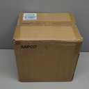 Safco Onyx Hanging Under Desk Organizer, 4 Trays, Office and Classroom Mailbox , Paper and Mail Sorter, Steel Mesh, Black