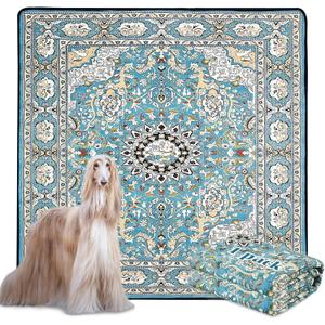 Qeils Washable Pee Pads for Dogs, Reusable Puppy Pads 72"x72" Super Absorbent Leakproof Extra Large Dog Training Pads, Non-Slip Potty Pads for Floor, Bed, Kennel, Whelping Pads Litter Mat