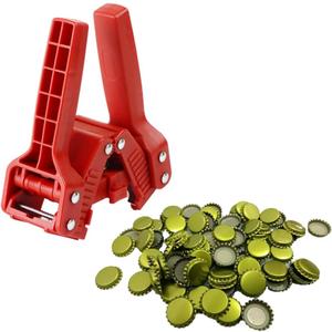 Manual Beer Bottle Capper, 26mm Cap Sealer for Home Brewing, Easy to Use