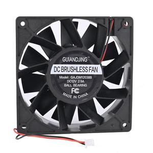 1238 Fan 120mm 38mm DC 12V 2Pin High CFM Brushless Dual Ball Bearing 5000RPM (120mm x 38mm)