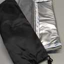Rvingpro Foldable RV Vent Shade, 16"x16", Blackout & Reflective, Silver Grey