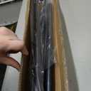 Tension Shower Curtain Rod 51-126In(4.25-10.5Ft), Long Shower Curtain Rod No Drilling for Window or Bathroom Patio, Adjustable Spring Shower Rod, Easy to Install Never Rust Rod Diameter 1.26Inch-Black