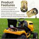 283516 Compression Seat Spring & 422127-4 Cap Compatible with Gra-sshopper, Joh-n Deere Cub Cadet ZT1 Mower, Compressed Springs Can Provide The Necessary Support and Cushioning