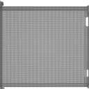 Retractable Baby Gate for Stairs 33 Height, Expands up to 71 Width Safety Gate for Infants, Toddlers, Dogs & Pets Easy Install, Secure Closure, Gray Mesh Design for Indoor & Outdoor Use