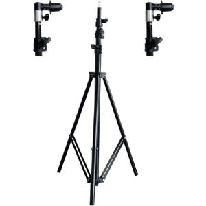 Kate 8ft Collapsible Background Stand Kit for Pop Up Backdrops Tripod Frame with Clamp for Chroma Key Green Screens, Foldable Reflectors Photography Lighting Stand