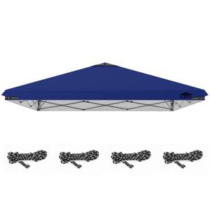 8x8ft Replacement Canopy Top with Air Vent, Waterproof & UV Protection Canopy Tent Top Cover for Straight Leg Canopy Frame - for Outdoor, Patio, Event, Trade Show (Blue, 8x8ft)