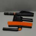 DMJN [2026 Upgrade Extendable Car Snow Brush and Ice Scraper [3in1] Clean Snow, Ice and Frost, 45''Adjustable Length with 360° Rotating Brush Head, Suitable for All CarsMedium