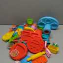 3 in 1 Color Dough Kitchen Creations Set, Ice Cream Spaghetti Burger Maker Machine, Art Crafts Food Modeling Toys, Accessories Tools Kit for Boys Girls Kids Toddlers Ages 3+ (12 Colors Dough)