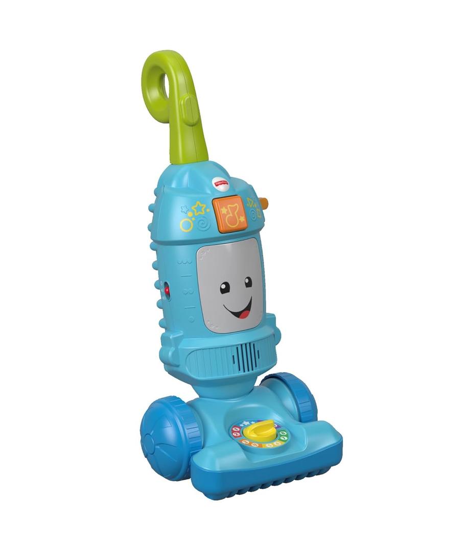 Fisher-Price Toddler Toy Laugh & Learn Light-Up Learning Vacuum Musical Push Along for Pretend Play Infants Ages 1+ Years 