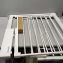 Babelio Smart Baby Gate with Auto-Unlock/Close, Pressure Mounted No Drill for Doorways/Top of Stairs. Pet/Dog Door Wide Walk Thru w/Infrared Sensor & Instant Safety Alert (White, 30.3-47.2" W, 30" H)