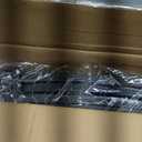 Folding No-Assembly Metal Freestanding Dog Gate with Door Walk Through,32" Height Pet Fence,96" Extra Wide Accordion Puppy Folding Playpen for Doorways,House,Stairs (4 Panels,Black)