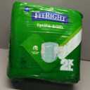 FitRight Extra+ Adult Diapers, Disposable Incontinence Briefs, Leak-Proof Diaper, Absorbent Briefs for Men and Women, Maximum Protection, 2XL, 60  70 in, 20 Briefs per Bag