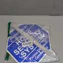 28" Home Security Signs for Yard with Stake & 6Pcs Window Stickers, Aluminum Yard Sign with Metal Stake for Weather-Resistant Protection, Heavy Duty Weatherproof Home Security Signs (HOME)