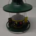 More Birds Large Lantern Bird Feeder, Lantern-Style Wild Bird Feeder, 5 Feeding Ports, 3.8-Pound Seed Capacity, Green