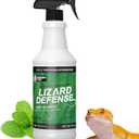 Lizard Defense Spray | 32 Ounce | Natural, Non-Toxic Lizard Repellent, Home Extermination Spray | Quick, Easy Pest Control | Safe Around Kids & Pets (32 Fl Oz (Pack of 1))
