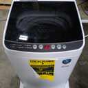Midea Portable Washing Machine, 0.9 cu. ft with 6 Cycles, Drum Clean, Quick, Stainless Steel Tub, Transparent Lid, LED Display Washing Machine, White