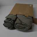 EVERGRACEHOME Cotton Coverlet Set King Size 3 Pieces, Lightweight Soft Ribbed Matelass Bedspread Quilt Set, Cozy Oversized Quilted Bedding Set with 2 Pillow Shams for All Seasons, Olive Green (King (108" x 98"))