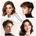 2 x Mens Hair Texture Comb Wide Tooth Barber Comb for Styling, Volume & Definition, Professional Grooming Tool for Thick, Curly & Wavy Hair