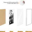 Puthiac 20x24 Solid Oak Wood Picture Frames, White, 3 Pack