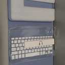 Harvopu Compatible for iPad Air 11-inch/ 10.9" Air 5th 4th Generation Case with Keyboard - Backlit Wireless Detachable, Folio Cover with Pencil Holder for iPad Air 11 Inch M3/M2, Air 5/ Air 4 (Blue)