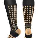 NEENCA Copper Compression Socks, Medical Knee-High Graduated Stockings, Ankle Support for Injury Recovery & Pain Relief, Women & Men Circulation, Swelling, Travel, Pregnancy, Flying—1 Pair, 20-30 mmHg, M