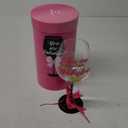 Not a Day Over Fabulous Happy Birthday Glass for Women | Unique Gift Idea for Her, Best Friend, Mom, Sister, Grandma, Aunt, Cousin, Female Coworker, Teacher, Boss | Present for Woman