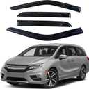 IG Window Visors Fit for 2011-2017 Honda Odyssey, Out-Channel Rain Guards Vent Wind Deflectors 4PC, Car Accessories for 11-17 Odyssey