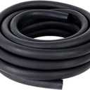 LokoCar Rubber Fuel Hose Line Push Lock 5/8" ID SAE 30R7 NBR 25ft 300PSI Black