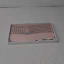 Nulea Wireless Ergonomic Keyboard, Split Keyboard with Cushioned Wrist Rest, Bluetooth and USB Connectivity, USB-C Rechargeable, Compatible with Windows Mac (Grey Pink)